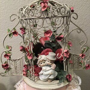 Antiqued Victorian Metal Gazebo Cake Topper Or Centerpiece